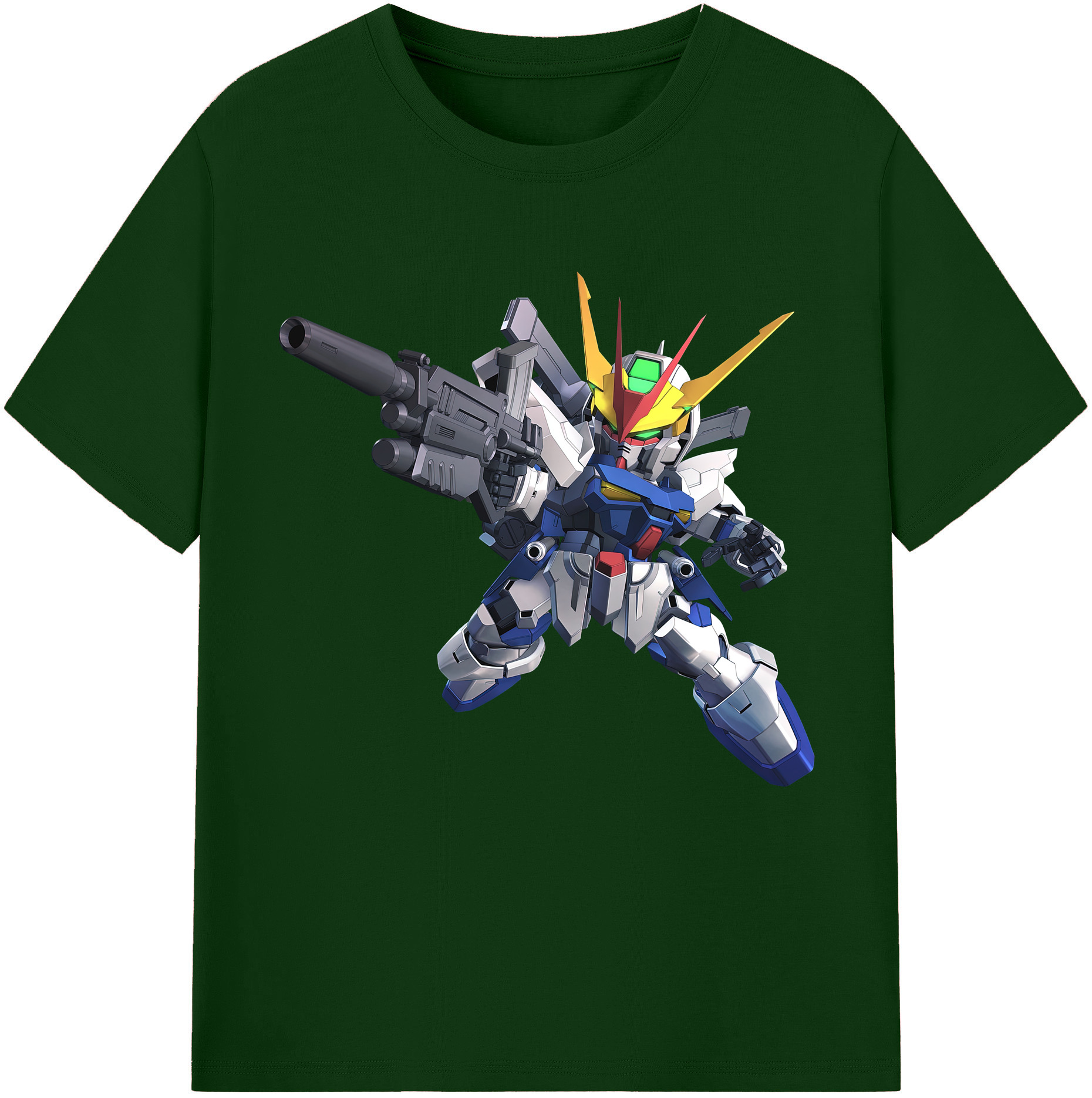 （画像用） 機動戦士ガンダム Mobile Suit Gundam 綿100％半袖Tシャツ（フロントプリント）